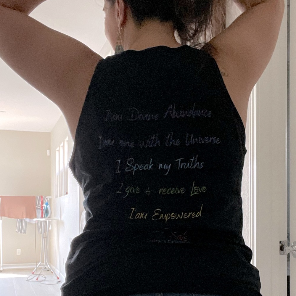 Chakra Affirmation Unisex Tank